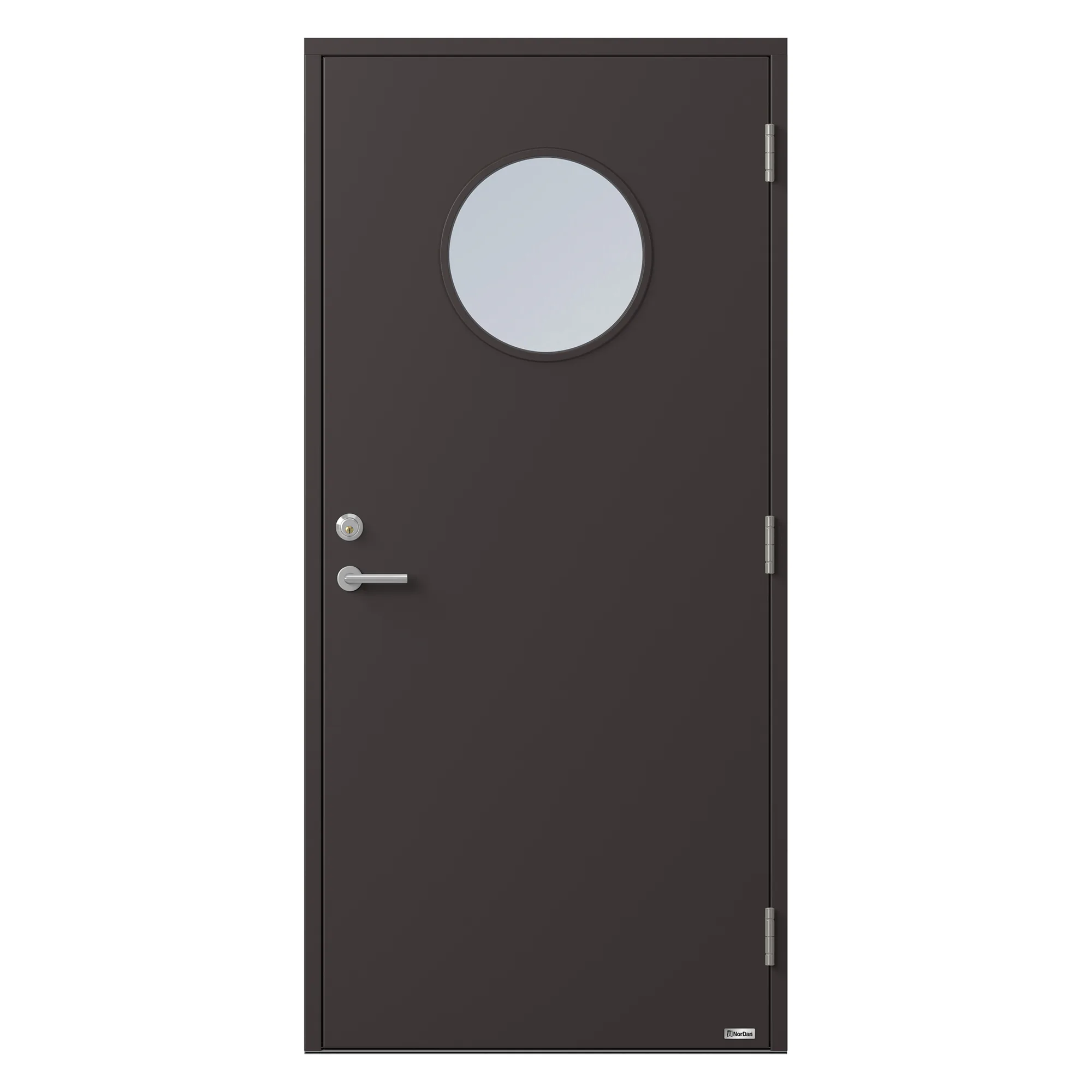 Lejonet 801G 9X20 V RAL 8019 BxH: 90x200 cm, Vänster, RAL 8019, Brun