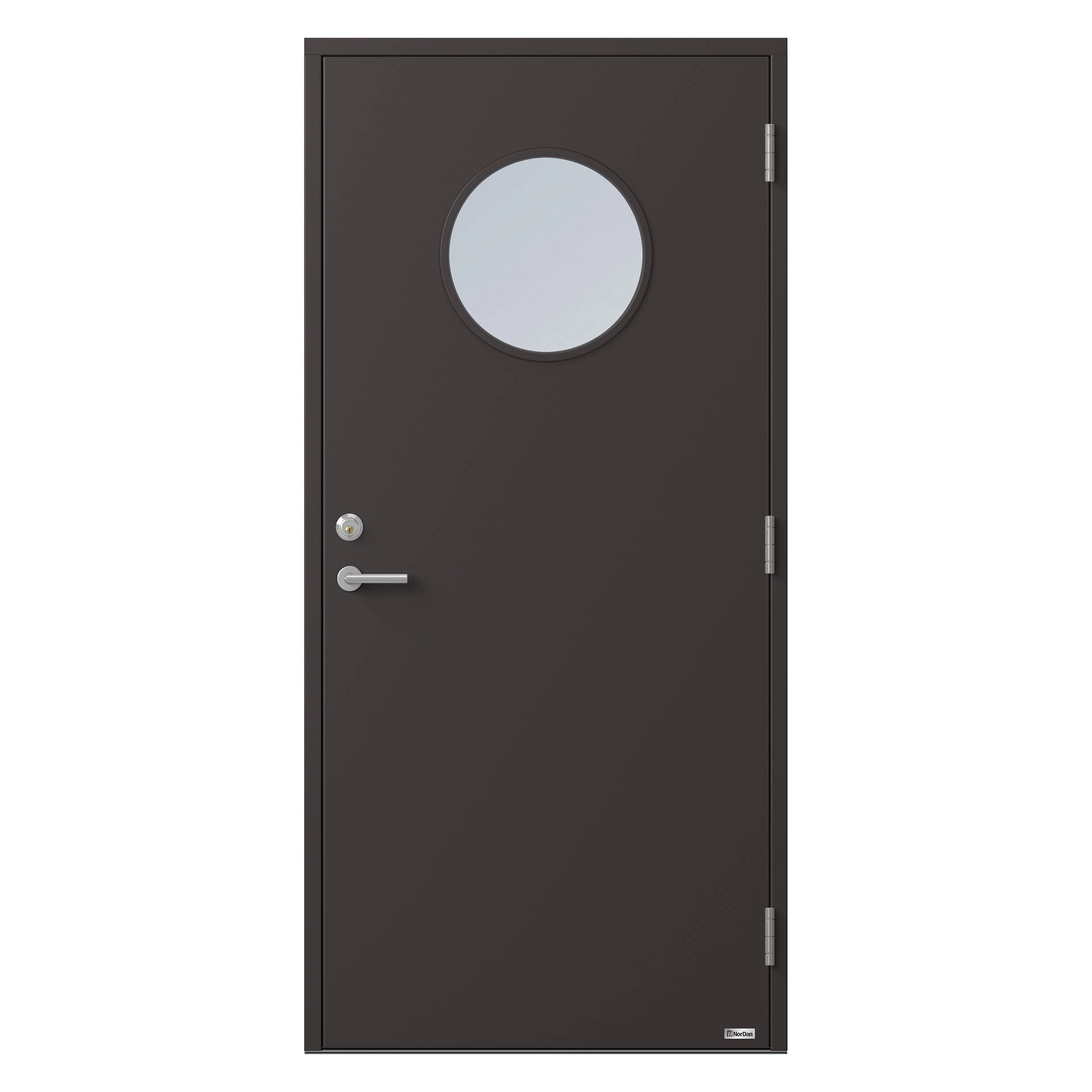 Lejonet 801G 9X20 V RAL 8019 BxH: 90x200 cm, Vänster, RAL 8019, Brun