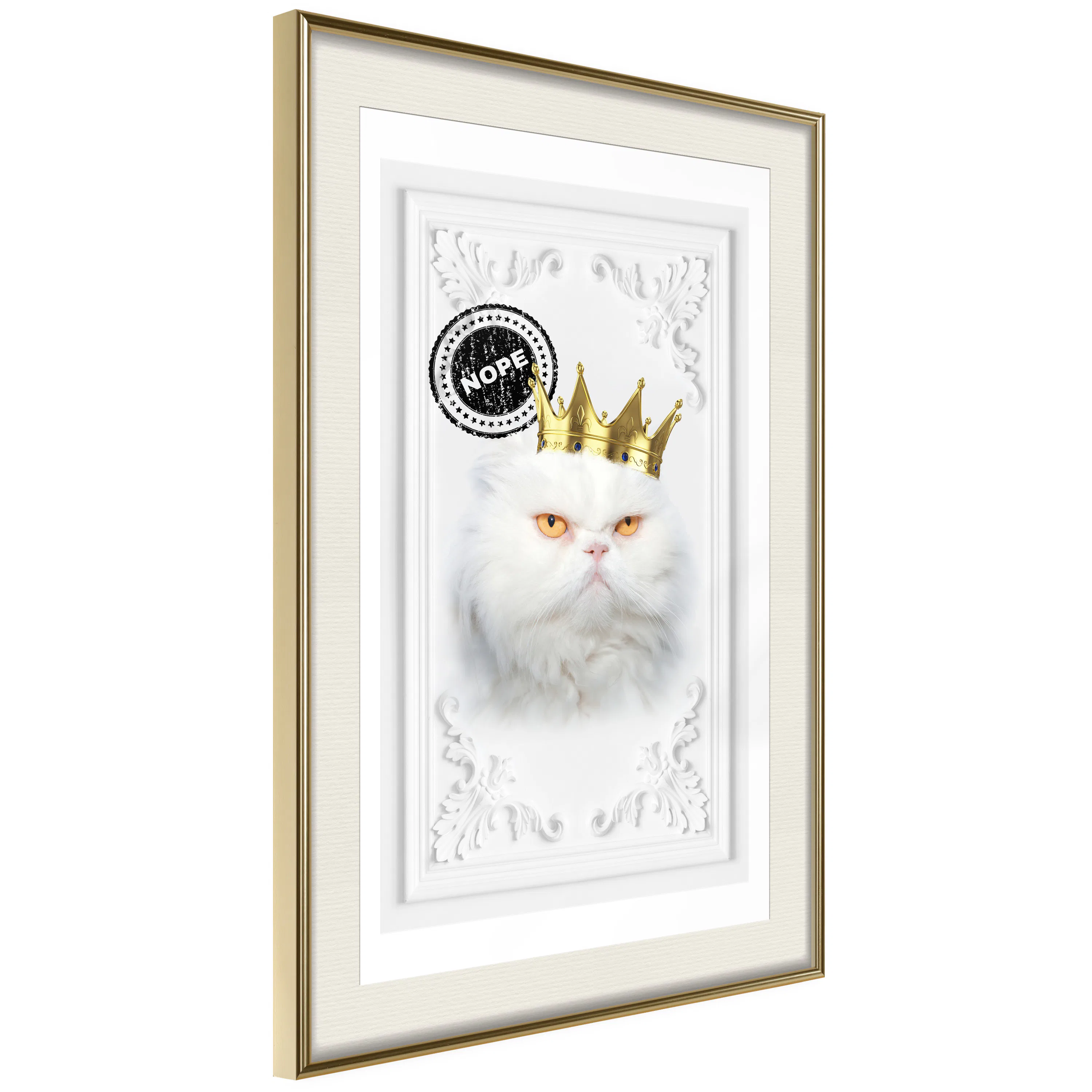 Poster Artgeist Affisch The King Cat
