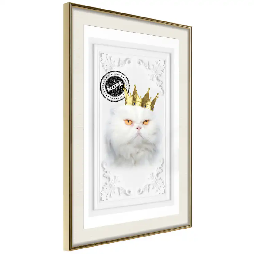 Poster Artgeist Affisch The King Cat