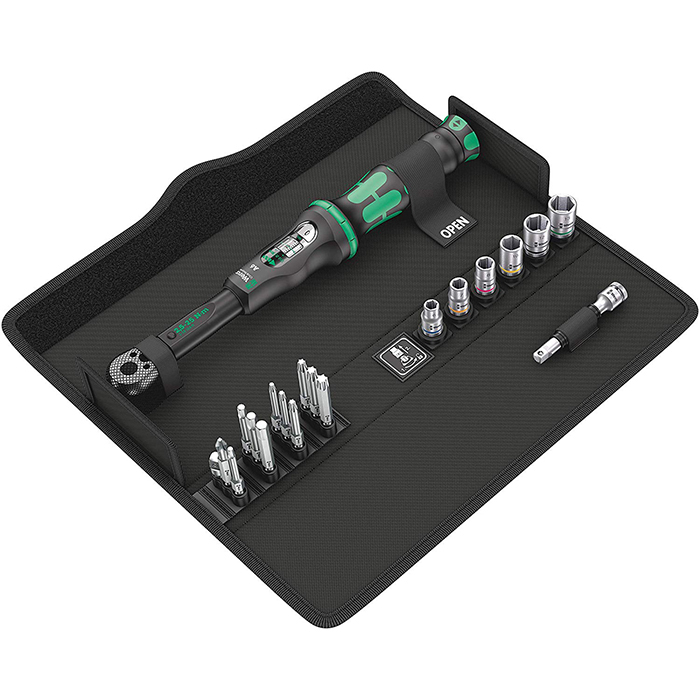Momentnyckelsats Wera 1/4 tum Click-Torque A6 2,5-25Nm 20Del