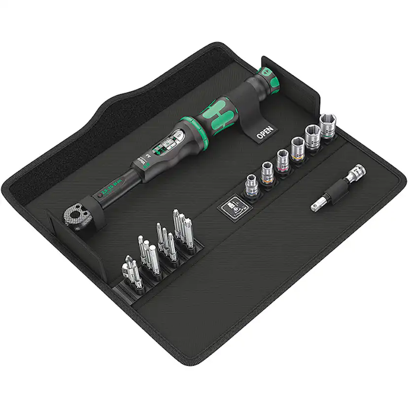 Momentnyckelsats Wera 1/4 tum Click-Torque A6 2,5-25Nm 20Del