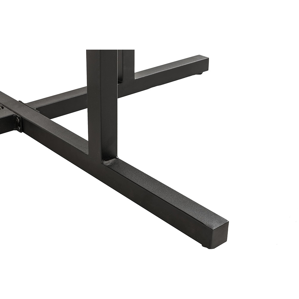 Utebord Comfort Garden Lines Runt 140 cm Akacia/Svart