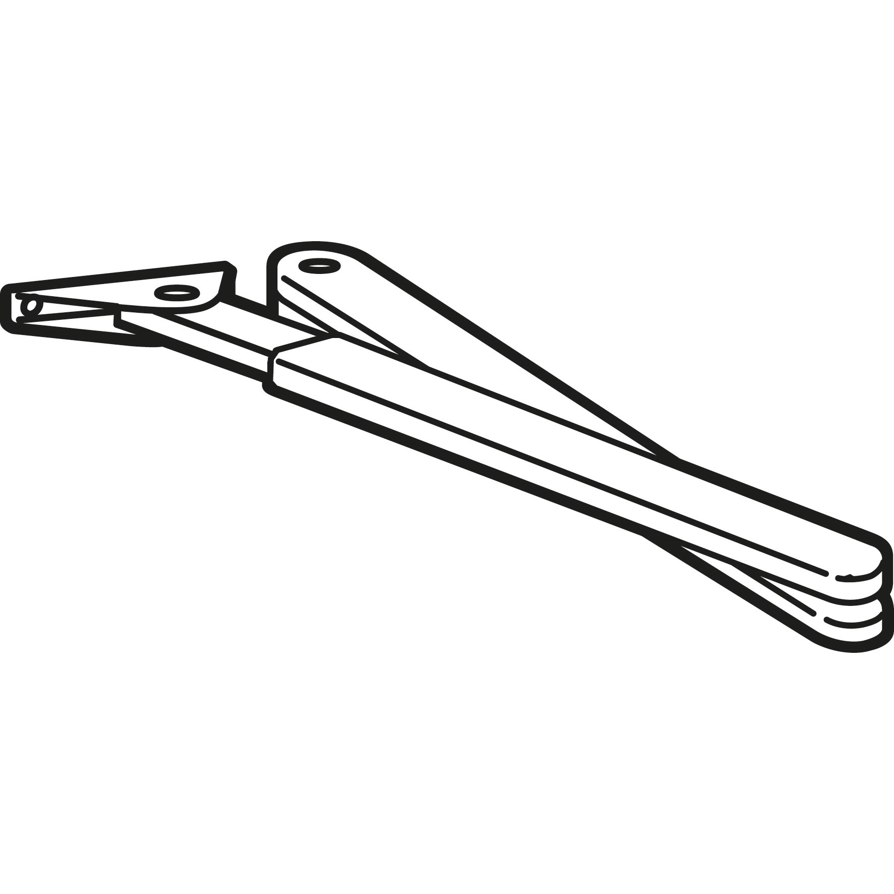 Dörrstängare DormaKaba TS7400/1 UPPST Arm Silver