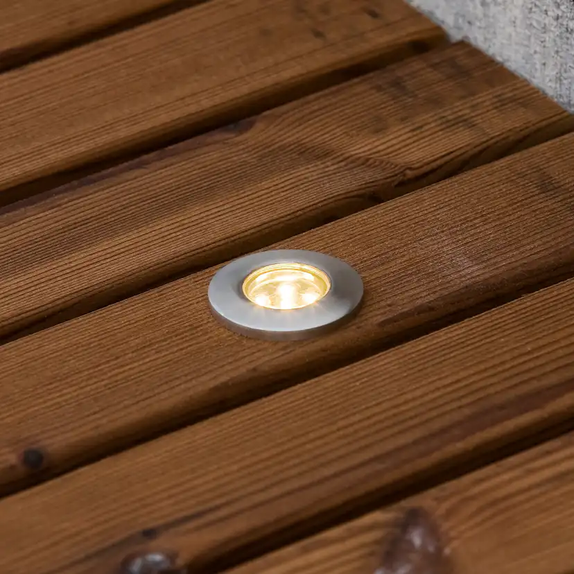 Markspot Gnosjö Konstsmide Mini LED 6 st Plan Topp 12V med Transformator