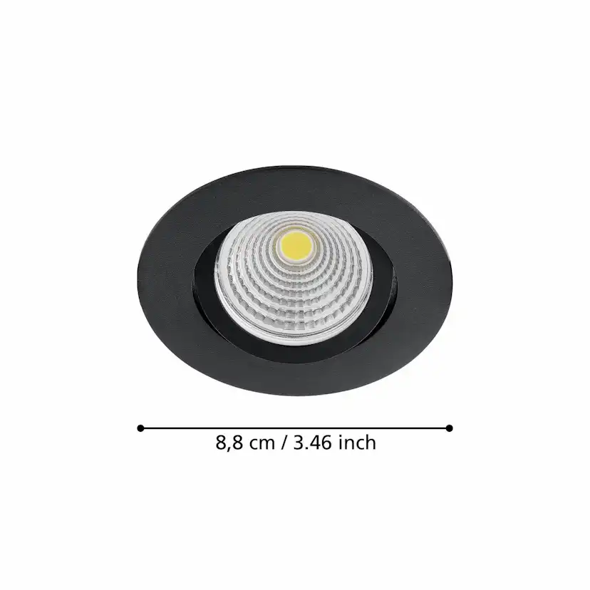 Infälld Lampa Eglo Saliceto Ø88 mm 2700K