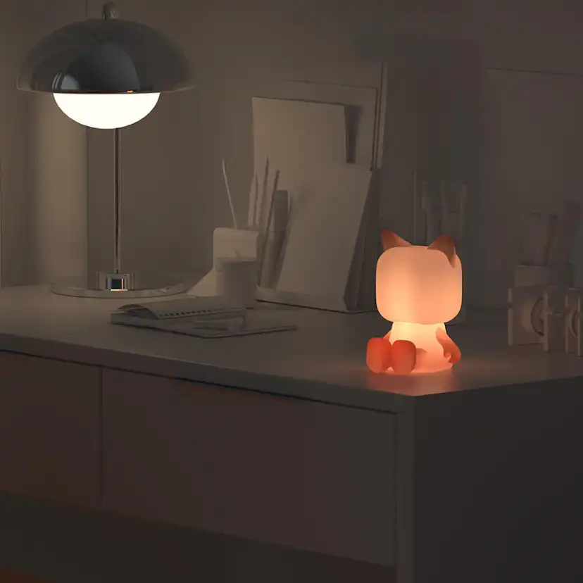 Nattlampa Mobility On Board Cute Animal Light Multicolor