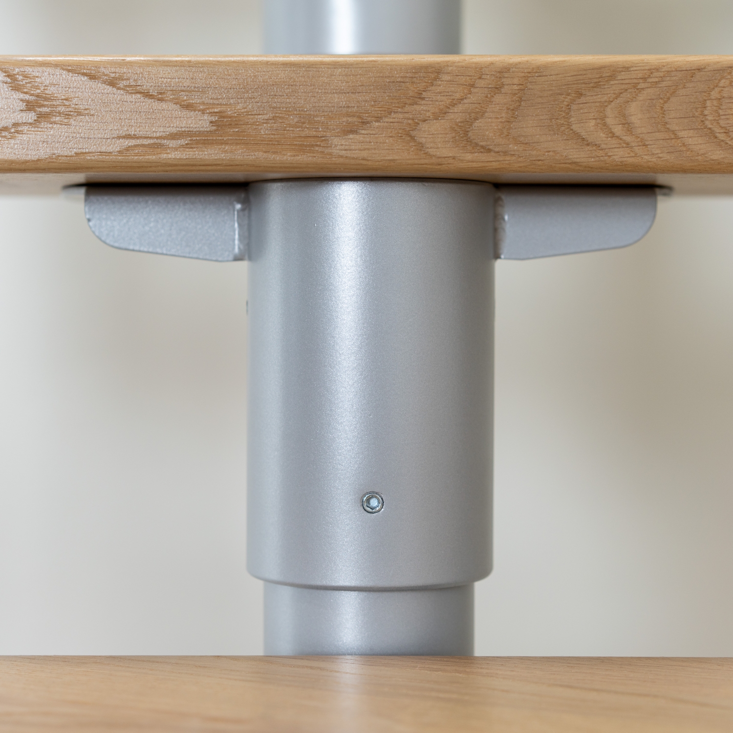 DUBLIN ek steg 1/4 svängd pearl grey CLASSIC II räcke 11T 71 Grå, LxB: 1890x710 mm