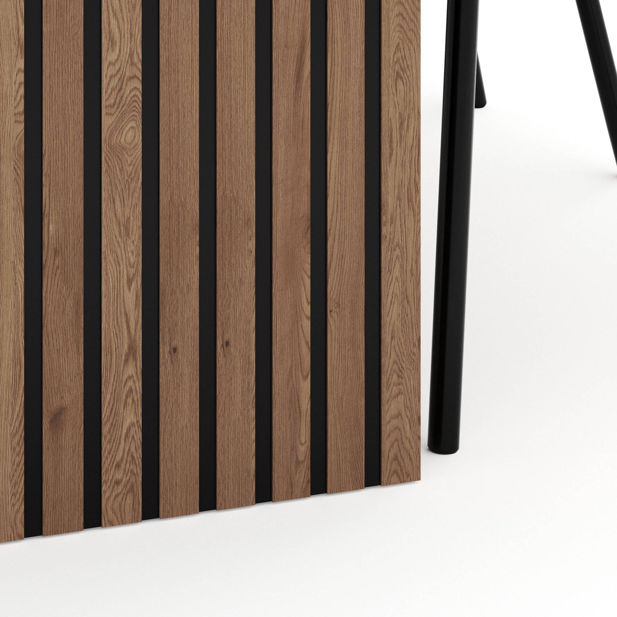 Matgrupp Bark Richeto Rektangulärt Matbord 240 cm med 6 Cyana Matstol