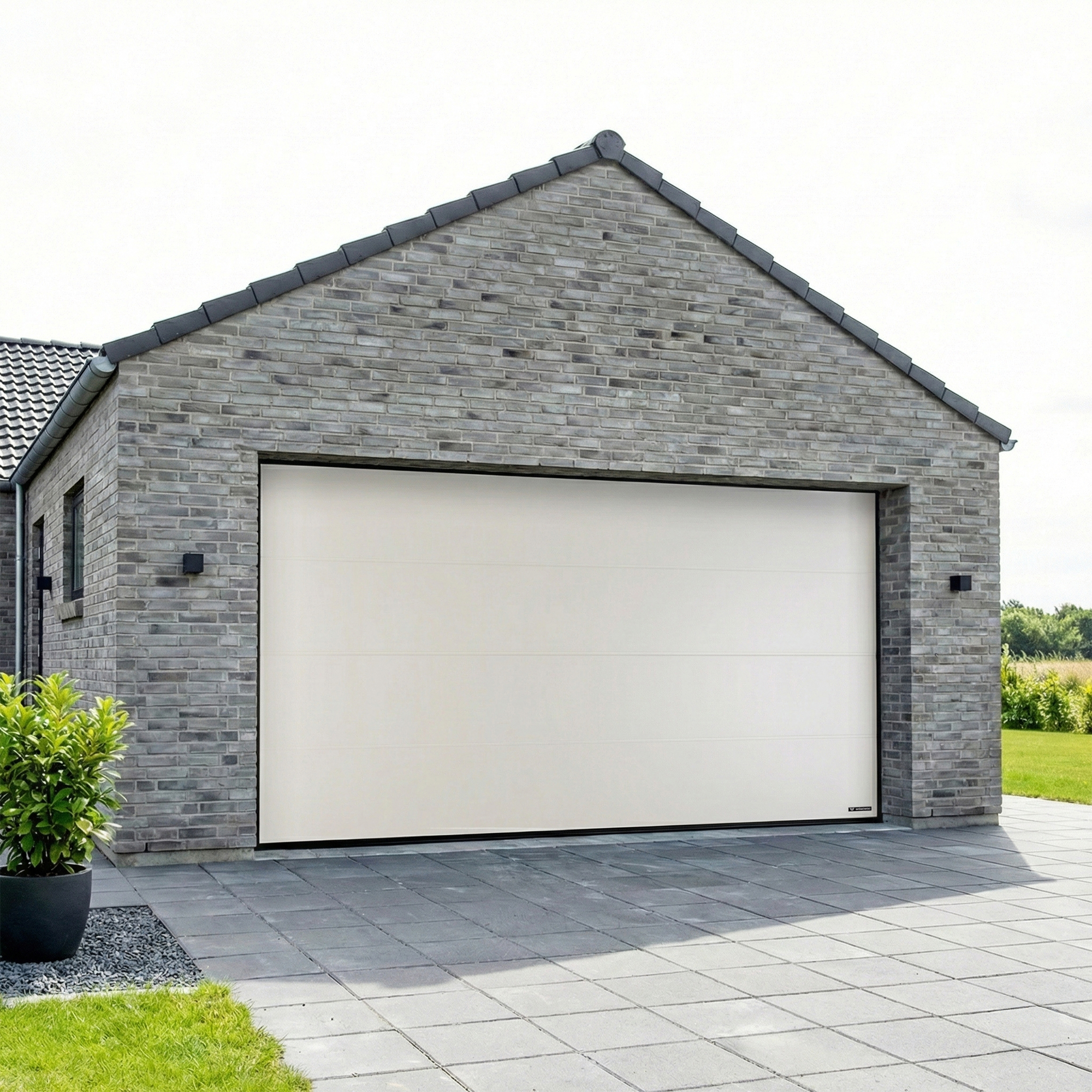 Garageport Nordic Home 240 x 200 cm Vit