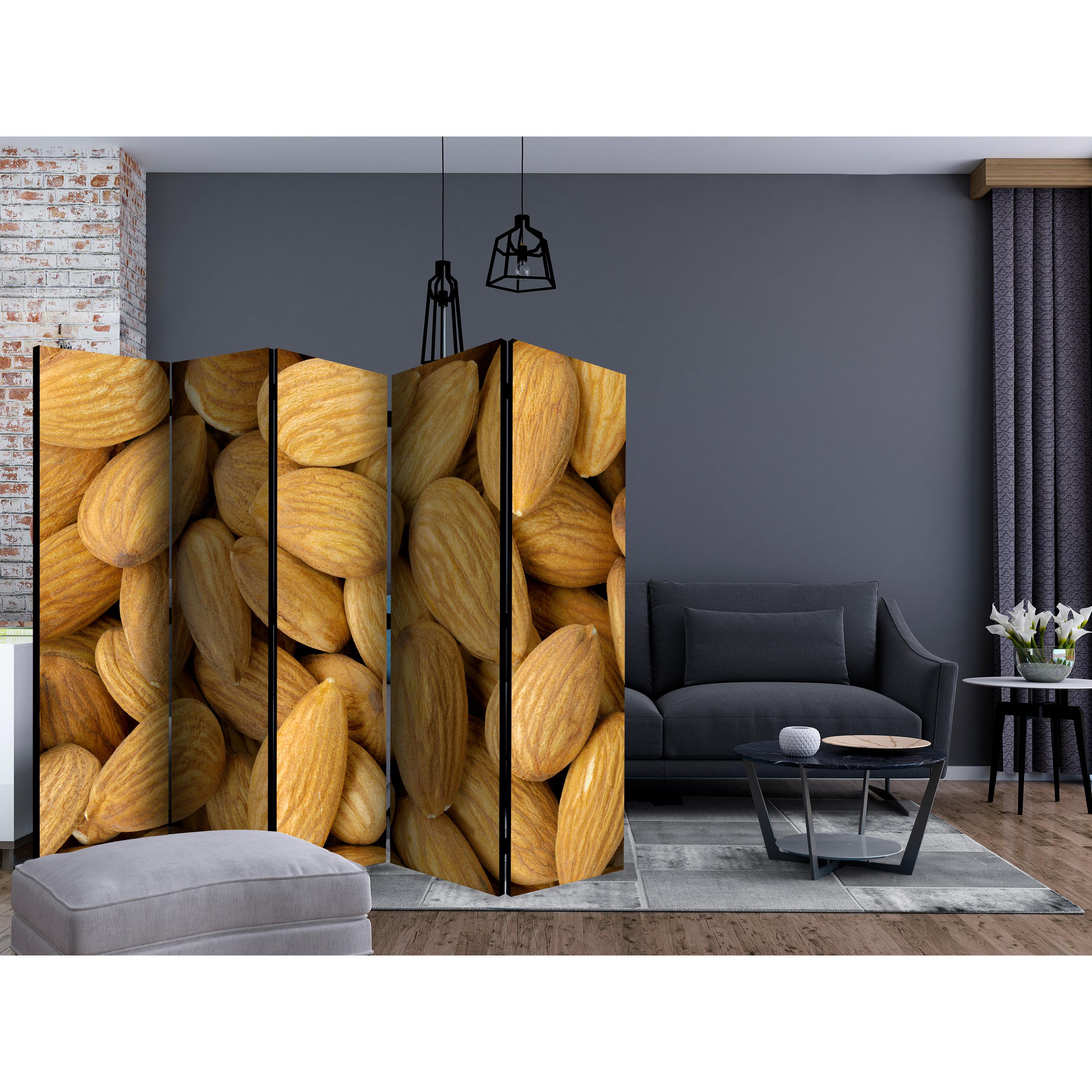 Rumsavdelare Skärmvägg Arkiio Tasty Almonds II 225x172 cm