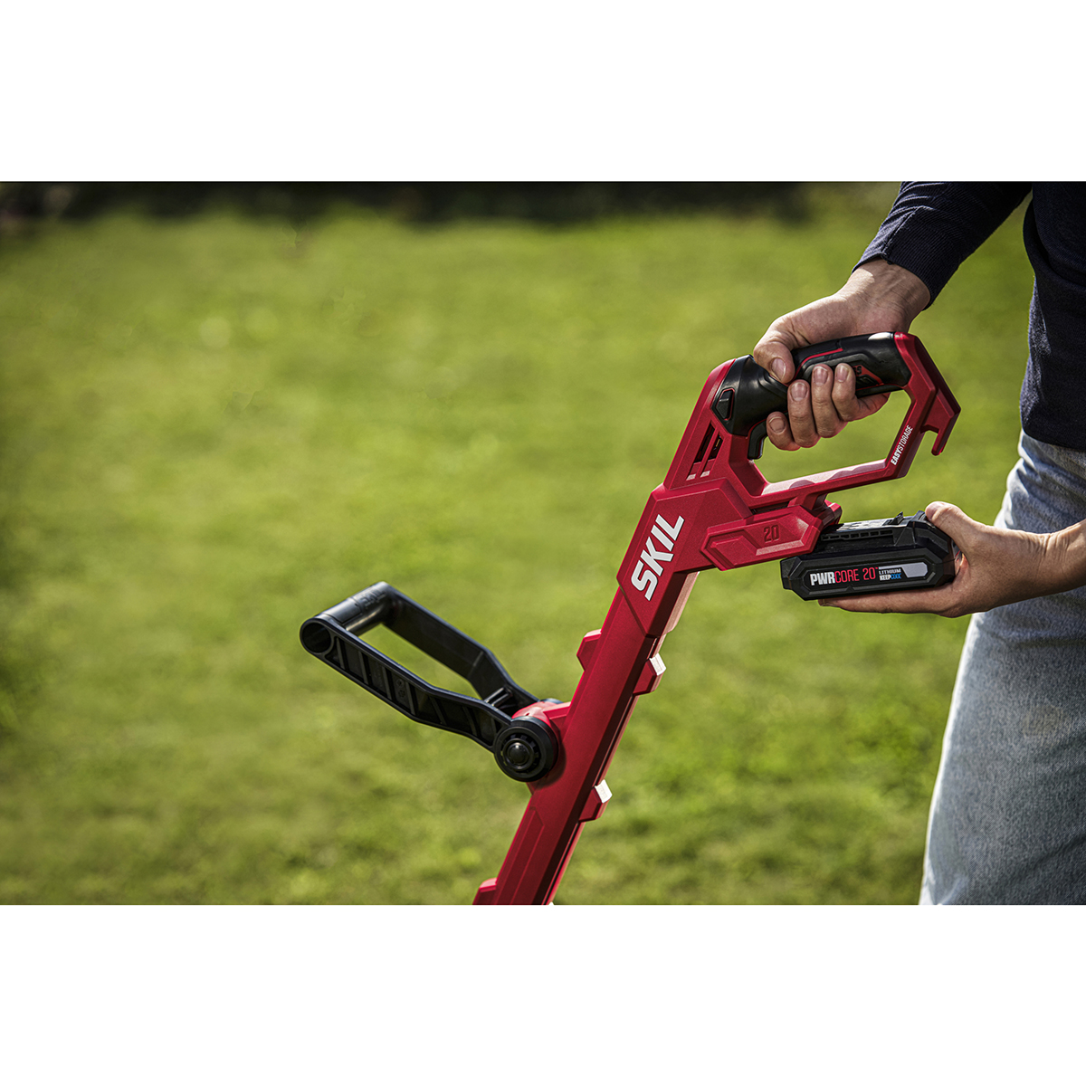 Trimmer SKIL 0250 AB Kolborstfri Batteridriven