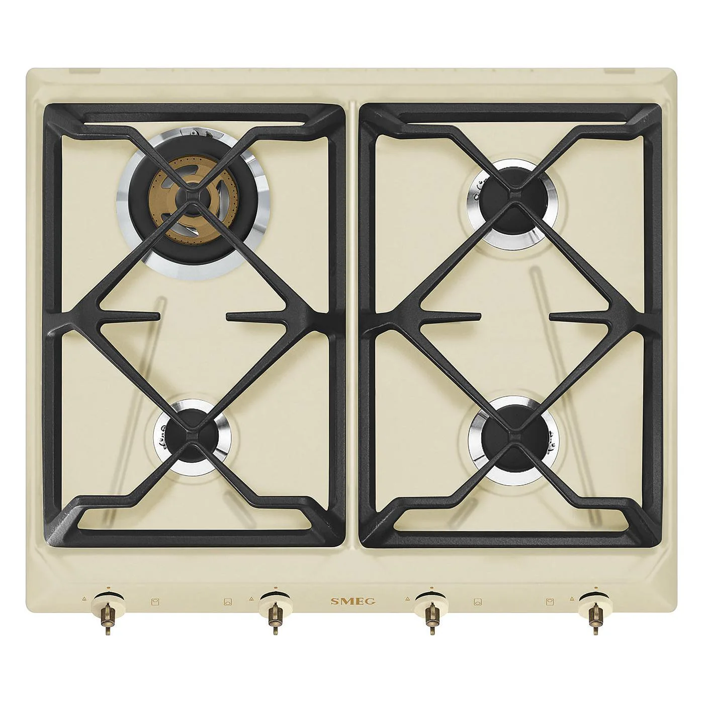 Smeg Gashäll Colonial SRV864POGH Creme