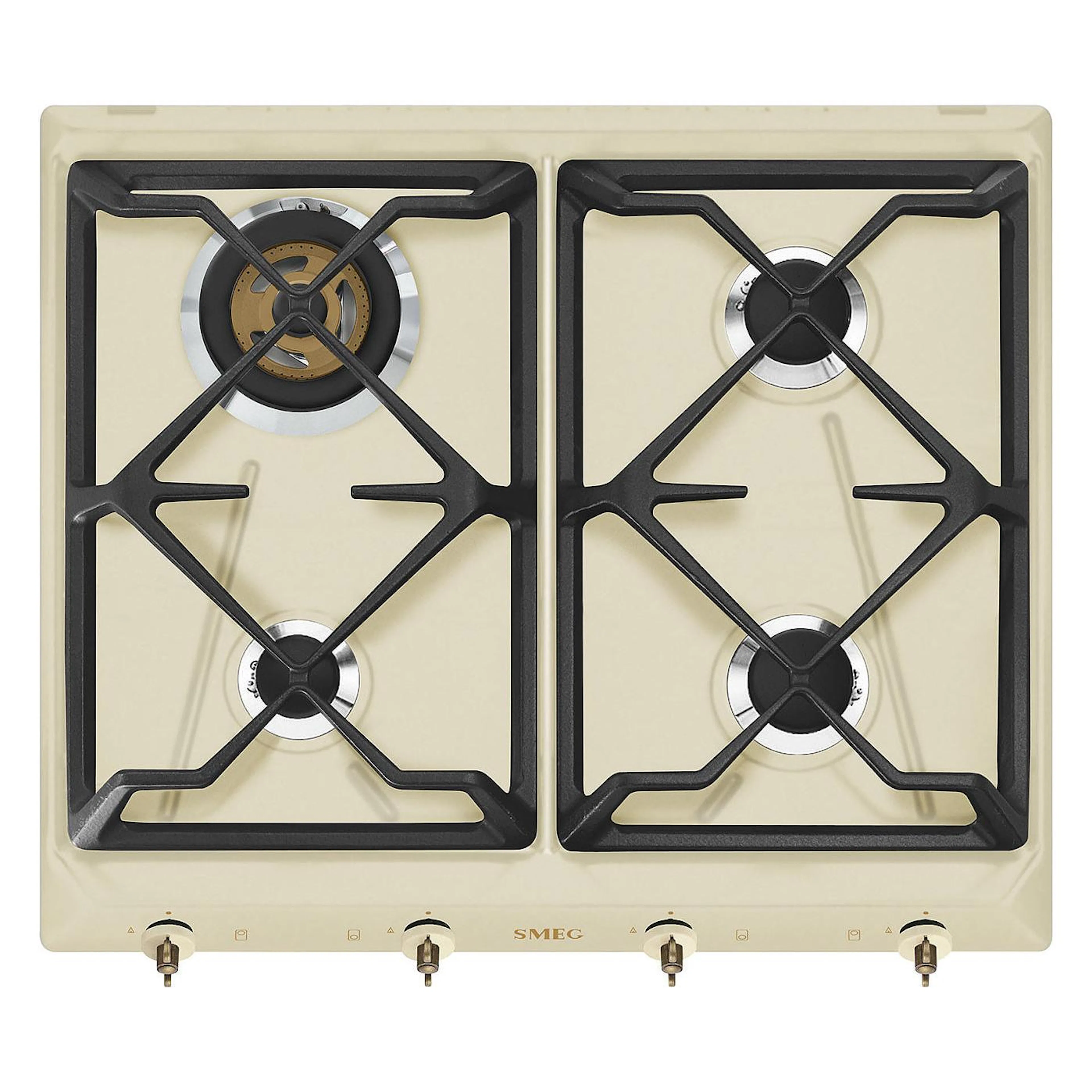 Smeg Gashäll Colonial SRV864POGH Creme