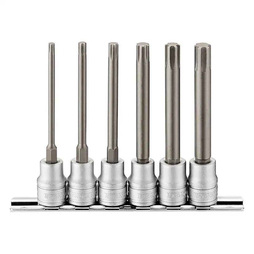 Hylsbitssats Teng Tools 3/8 Ribe 04-10