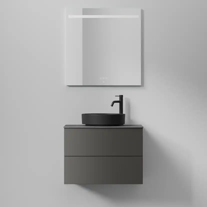 Tvättställsskåp INR Core Solid med 2 Lådor
