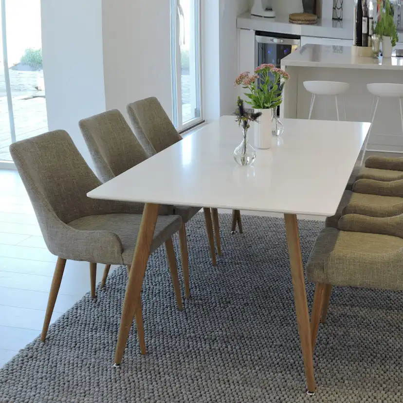 Matgrupp Venture Home Polar med 6st Plaza Stolar