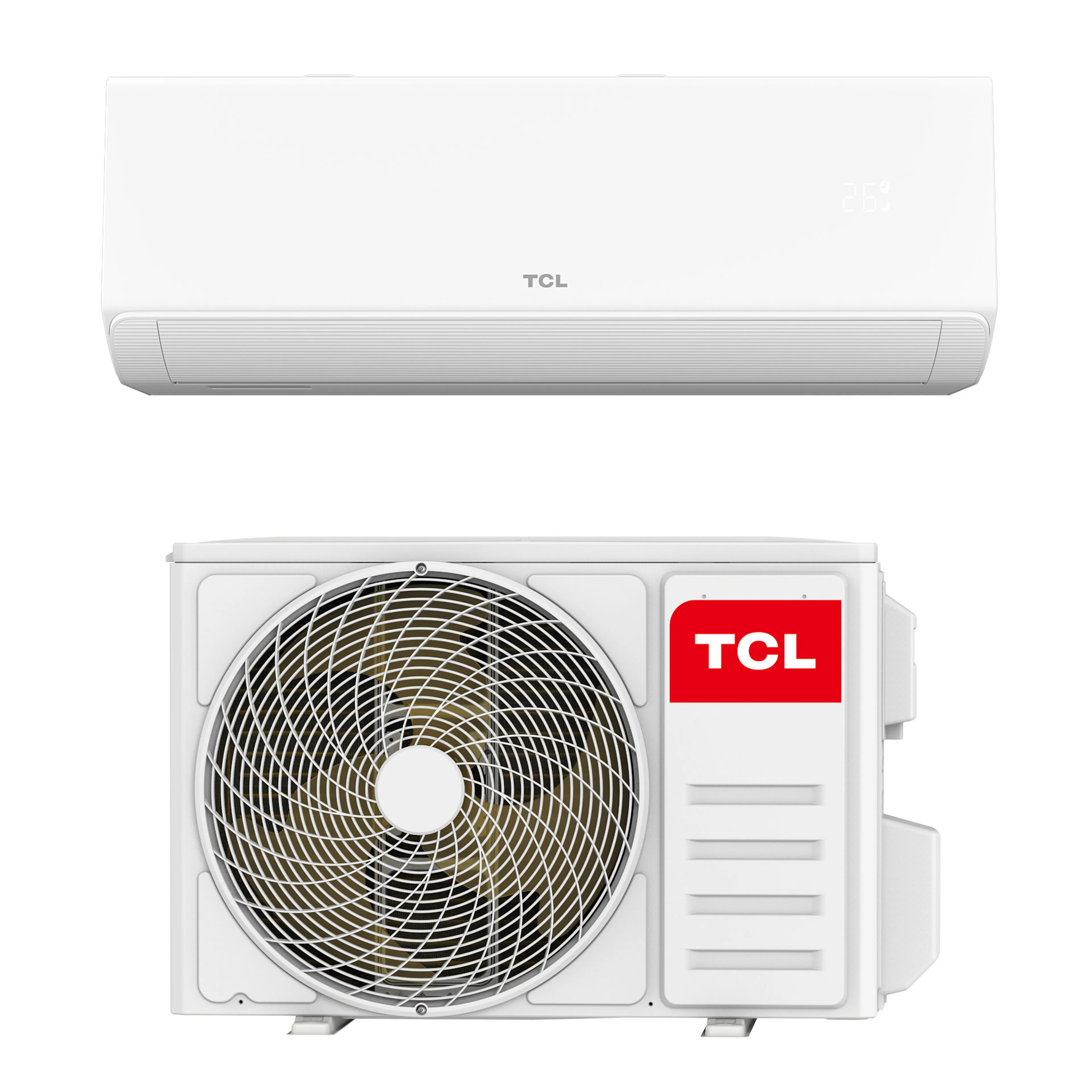 Luftvärmepump TCL BreezeIN P4S3 S09P4S3 Värme 4kW A++ Integrerad AI- och WiFi-styrning