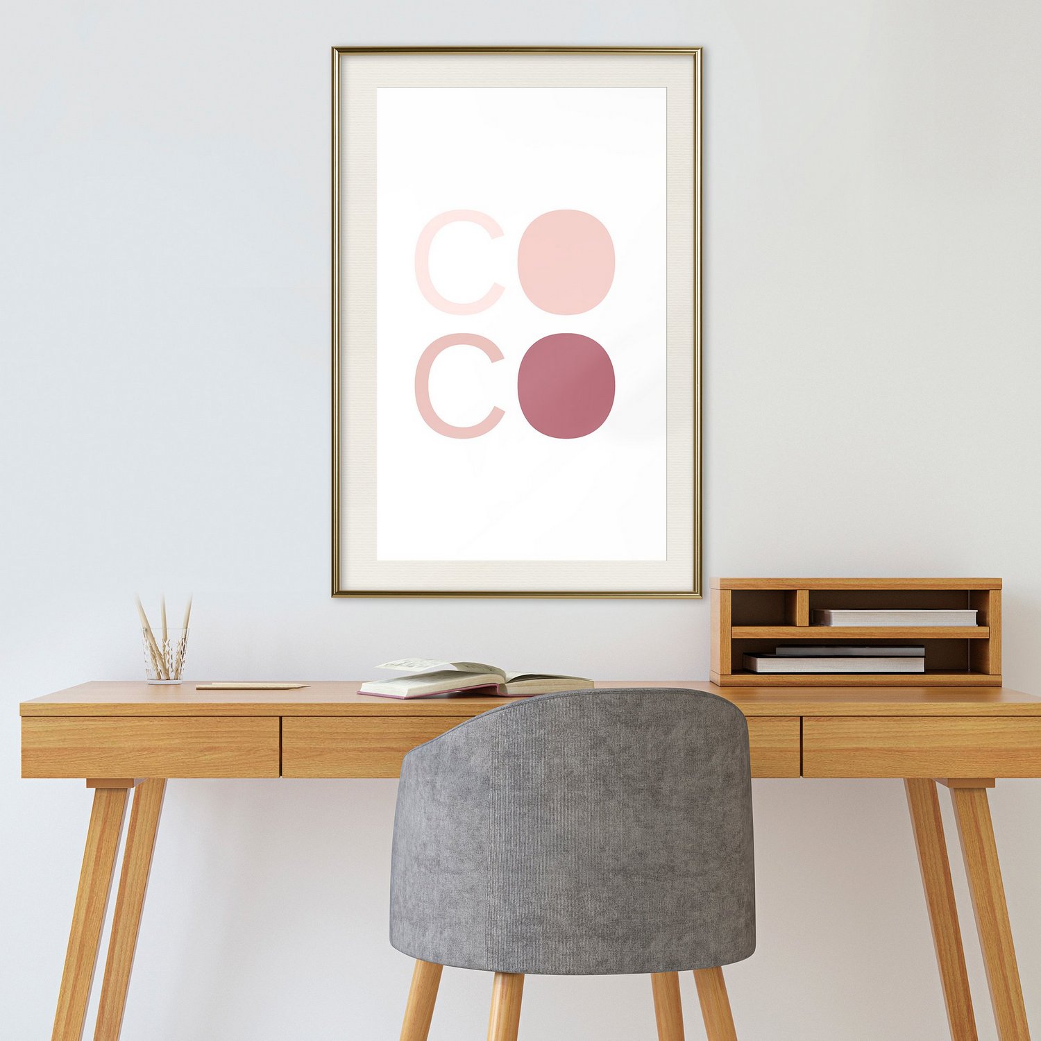 Poster Artgeist Affisch Pink Coco