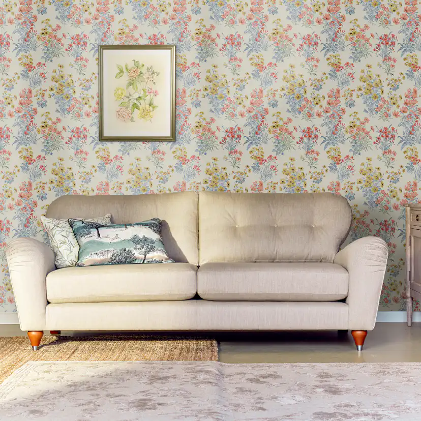 Tapet Laura Ashley Megan Ochre Gul 122742