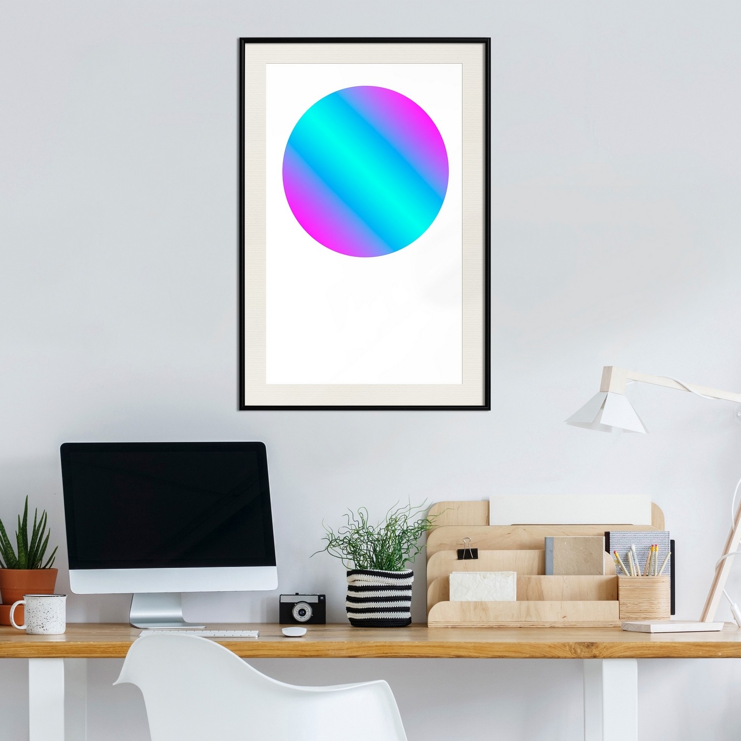 Poster Artgeist Affisch Circle Gradient