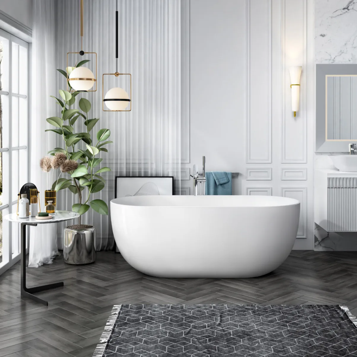 Badkar Bathlife Soft 1700 mm
