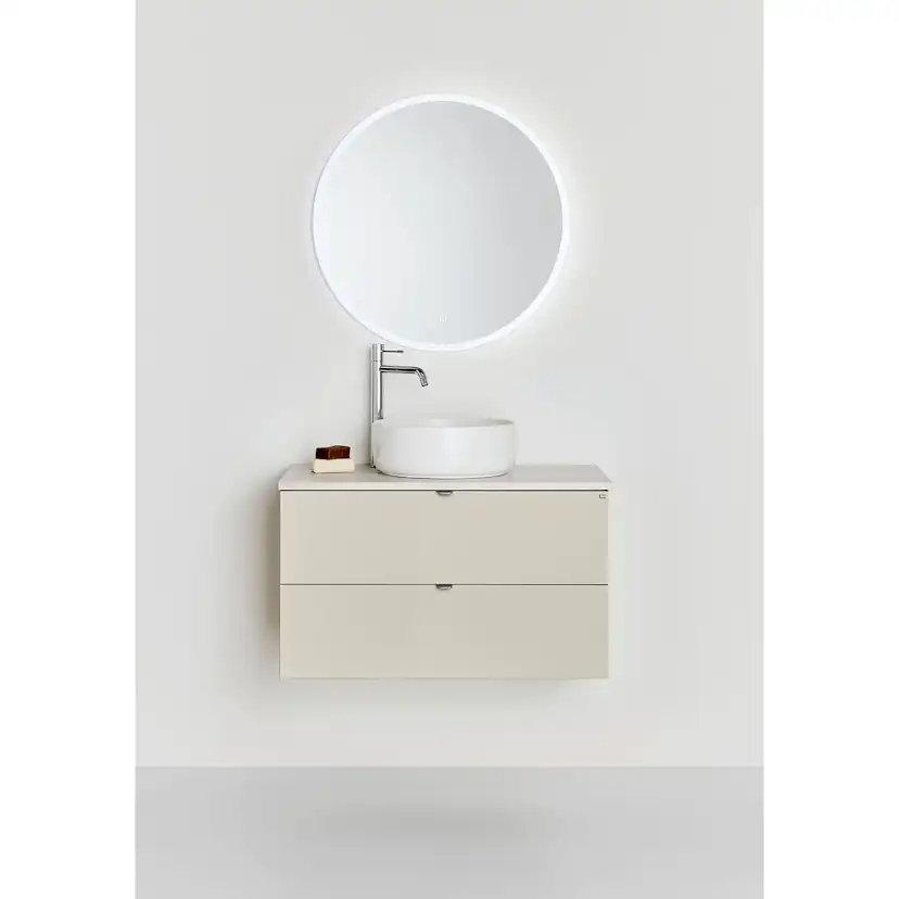Tvättställsskåp Hafa Go 2 Lådor Beige