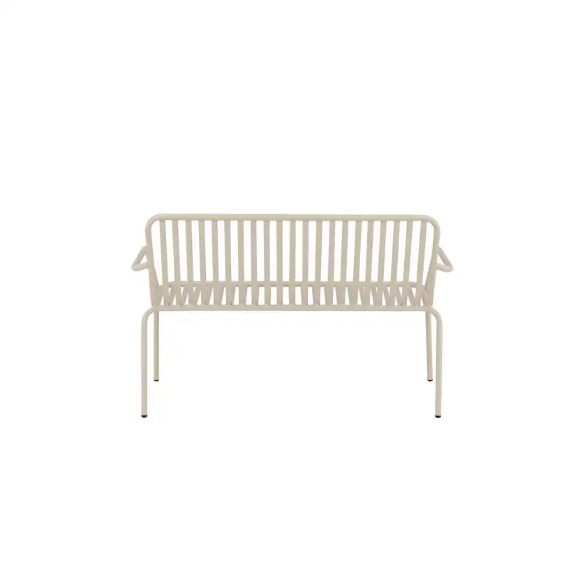 Peking Bench/sofa Aluminium - Beige / Beige