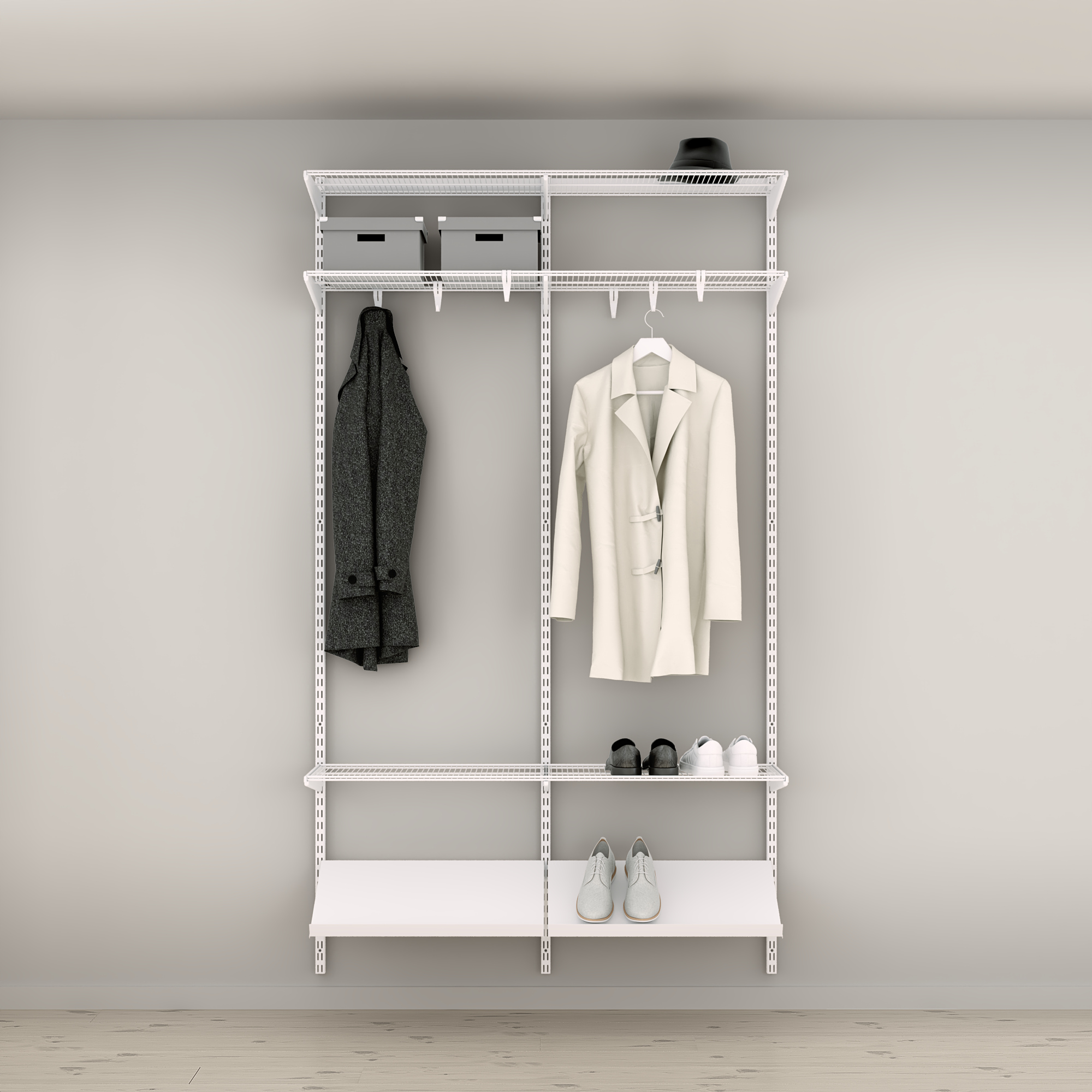 Hallösning Elfa Ready Solution Classic 5 Vit B: 1248 mm