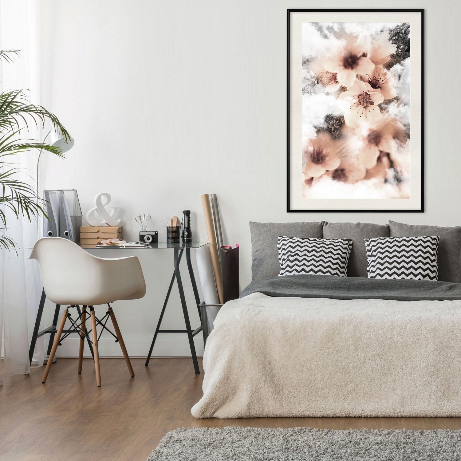 Poster Artgeist Affisch Angelic Flowers