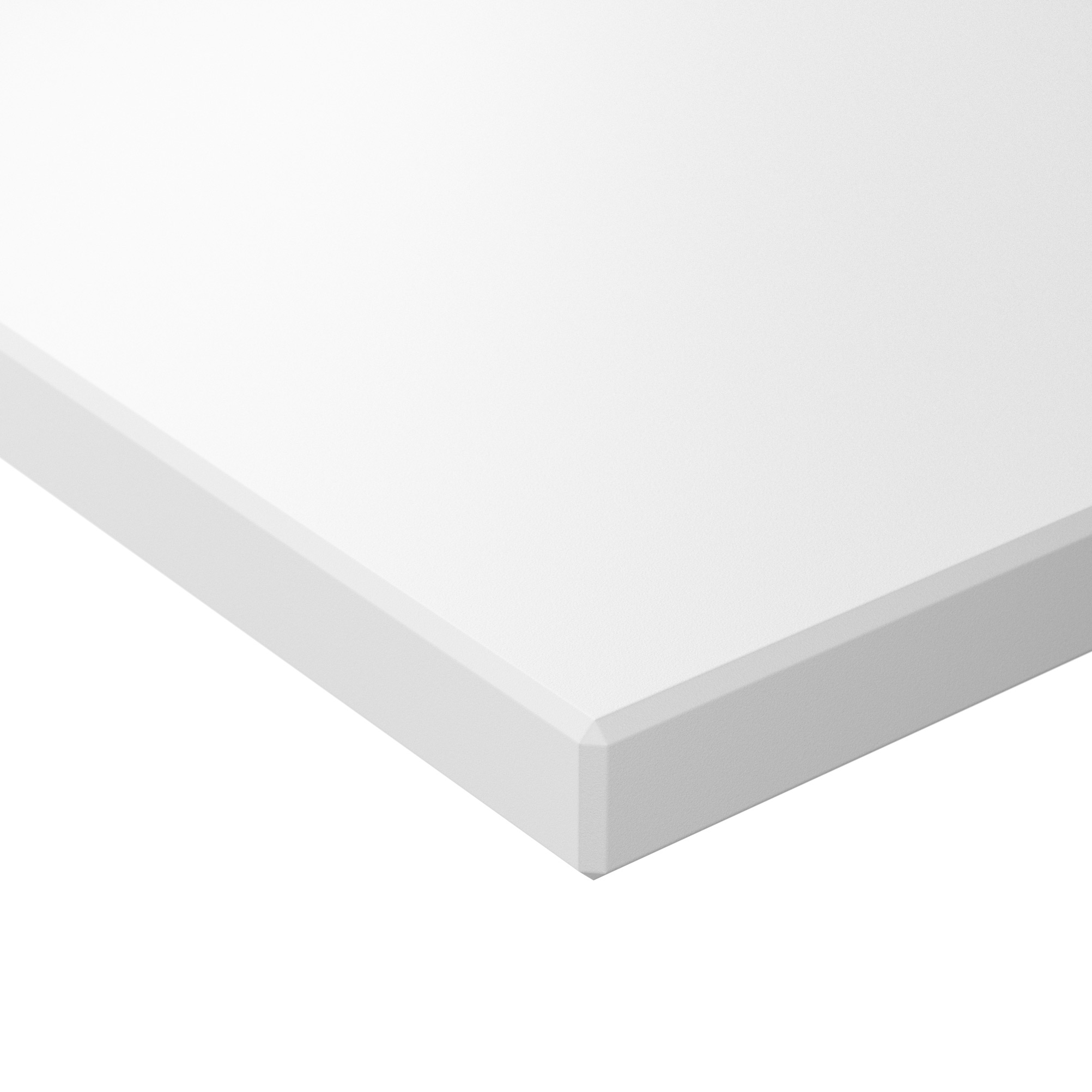 Bänkskiva LEVEL GRAND 60, Plain White Satin,606x20x457 
 B: 600 mm, Plain White Satin
