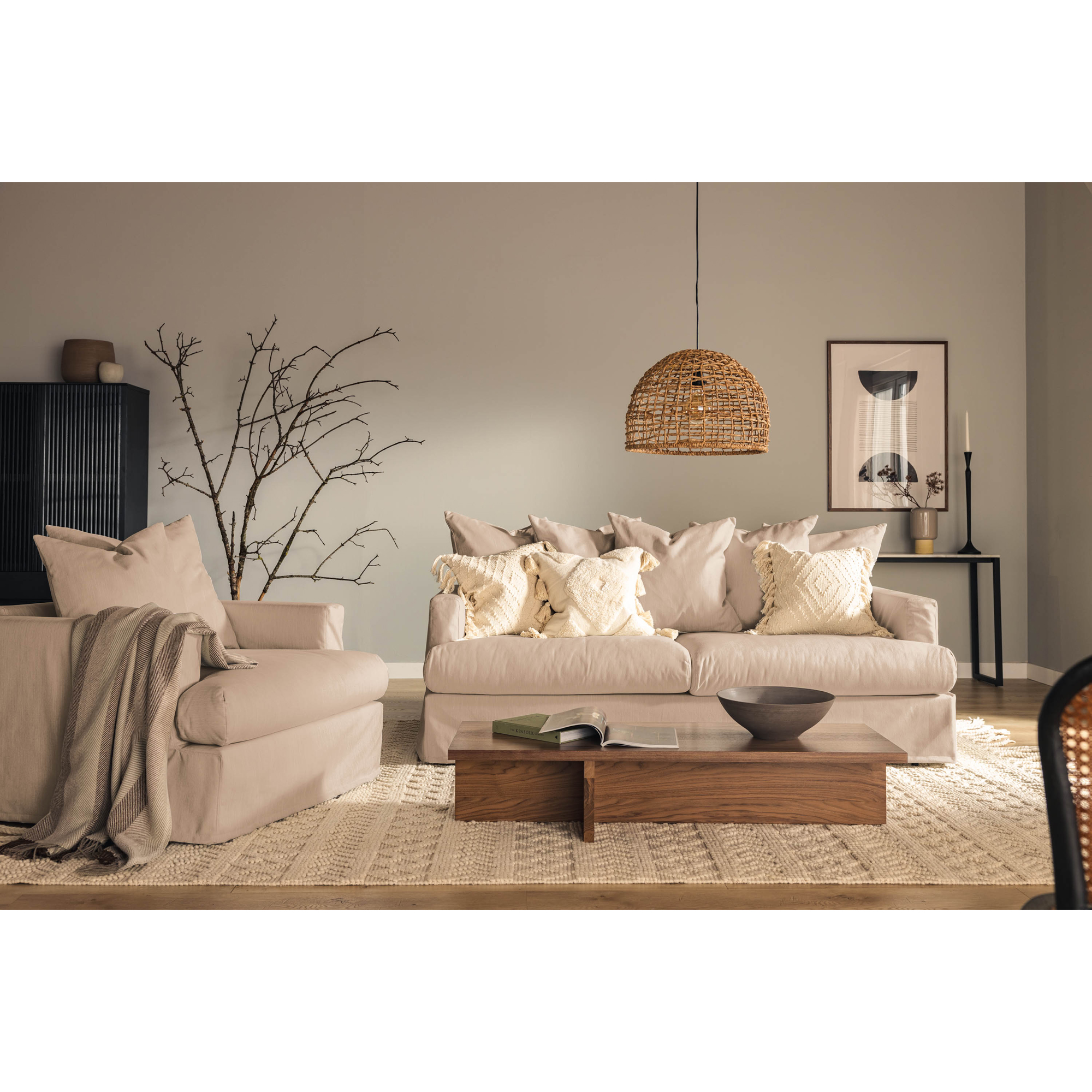 3-sitssoffa Scandi Days Menard 205 cm