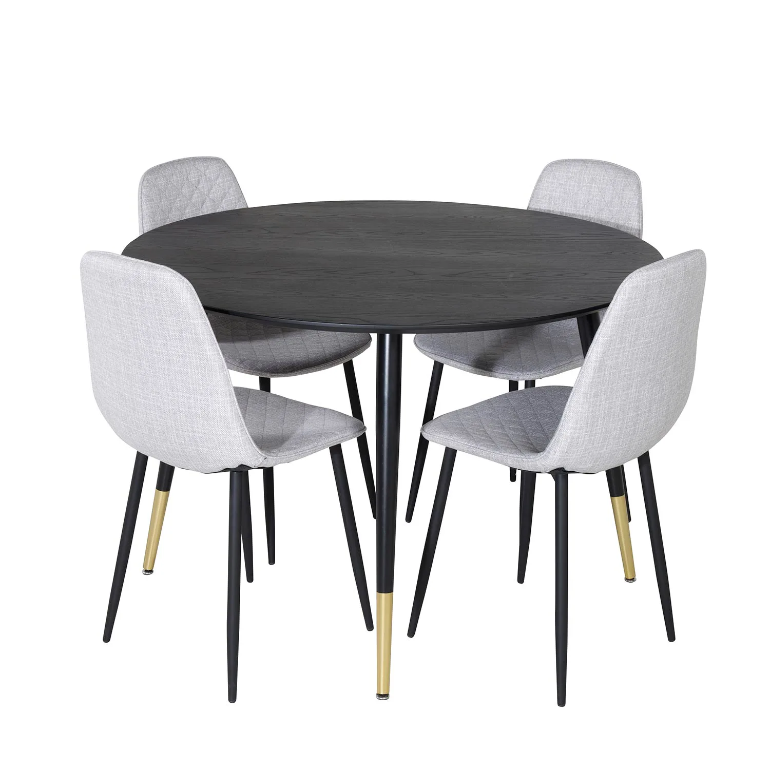 Matgrupp Venture Home Dipp Ø115 cm med 4 Polar Stolar