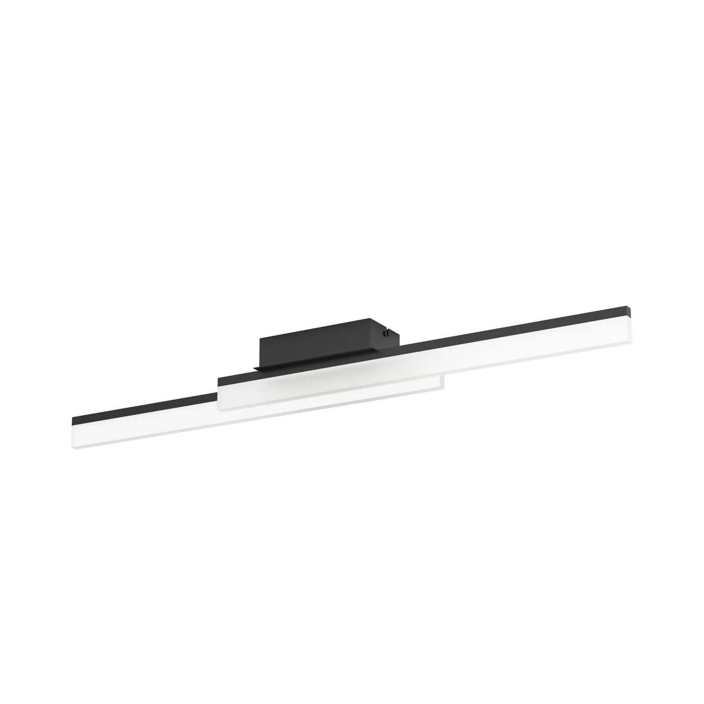 Vägg-/Taklampa Eglo Palmital Svart Satinerad