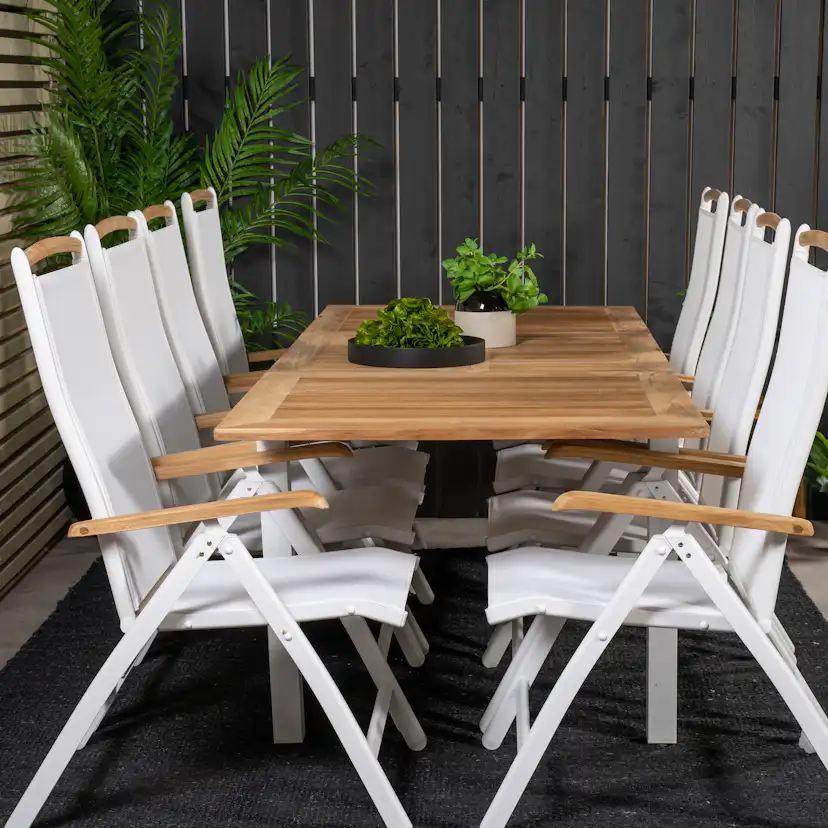 Matgrupp Venture Home Perla 160/240 med 8 Stolar