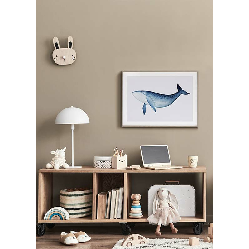 Poster Gallerix Watercolor Whale