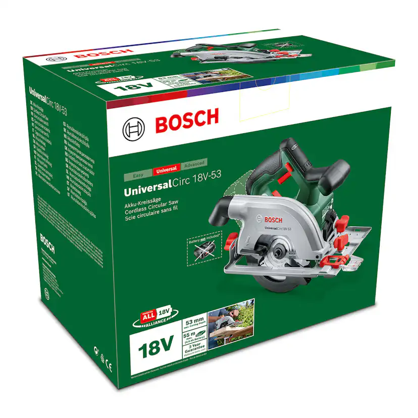 Cirkelsåg Bosch Power Tools Universalcirc 18V-53