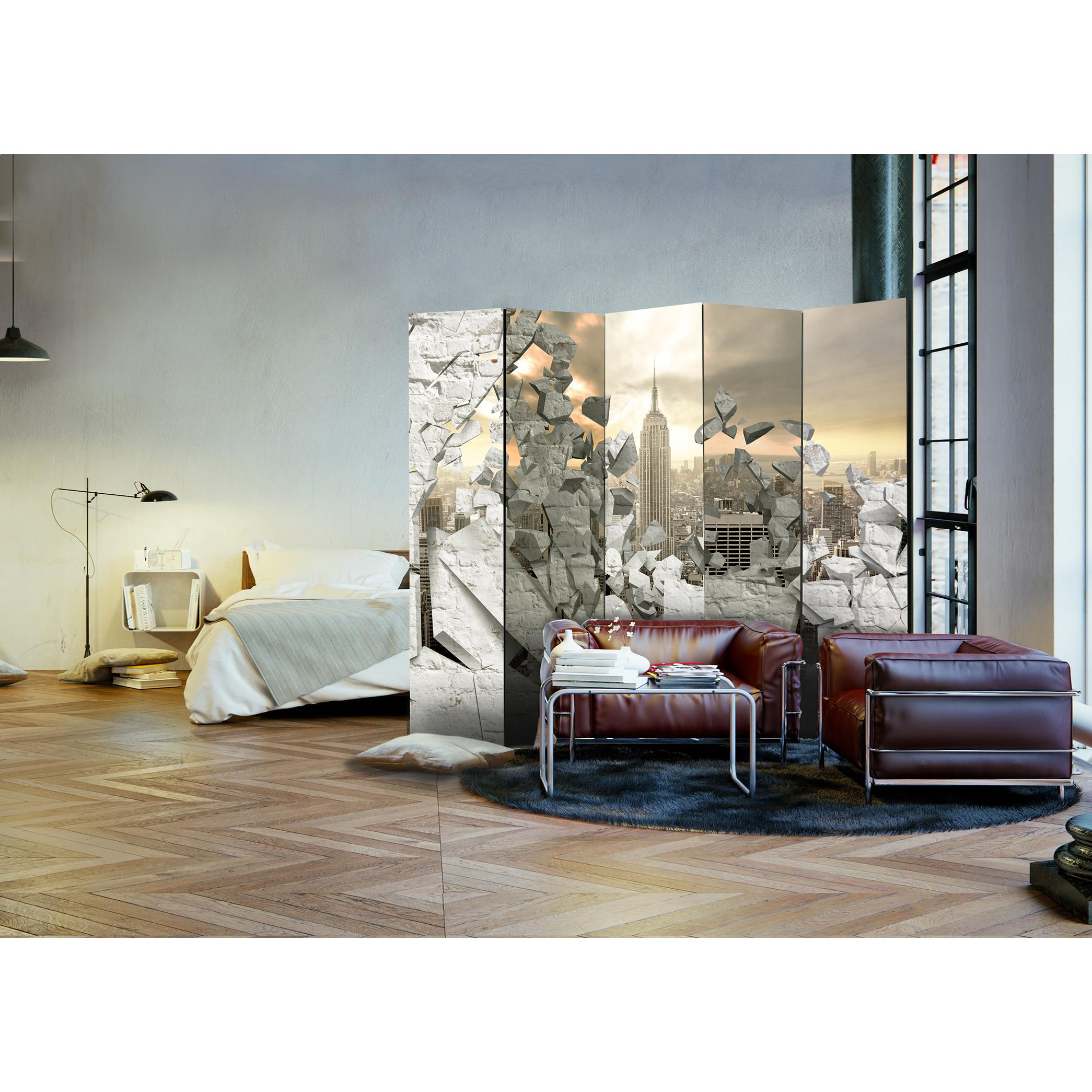 Rumsavdelare Skärmvägg Arkiio City Behind the Wall II 225x172 cm
