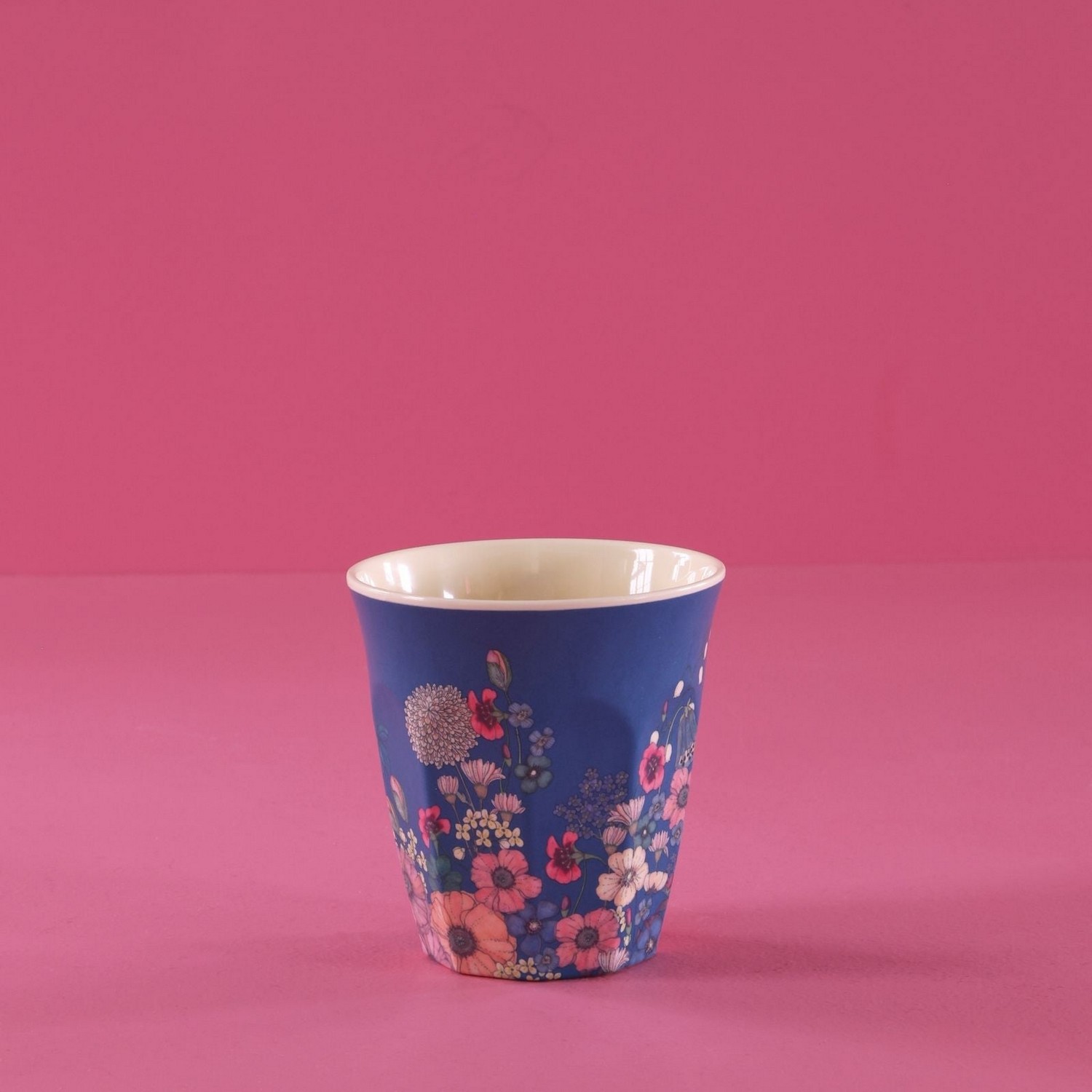 Melaminkopp Rice Medium Ängsblommor Blå/Multi