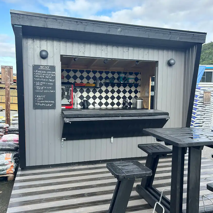 Kiosk Palmako Kira 8,2 m2 (inv. 7,7 m2)