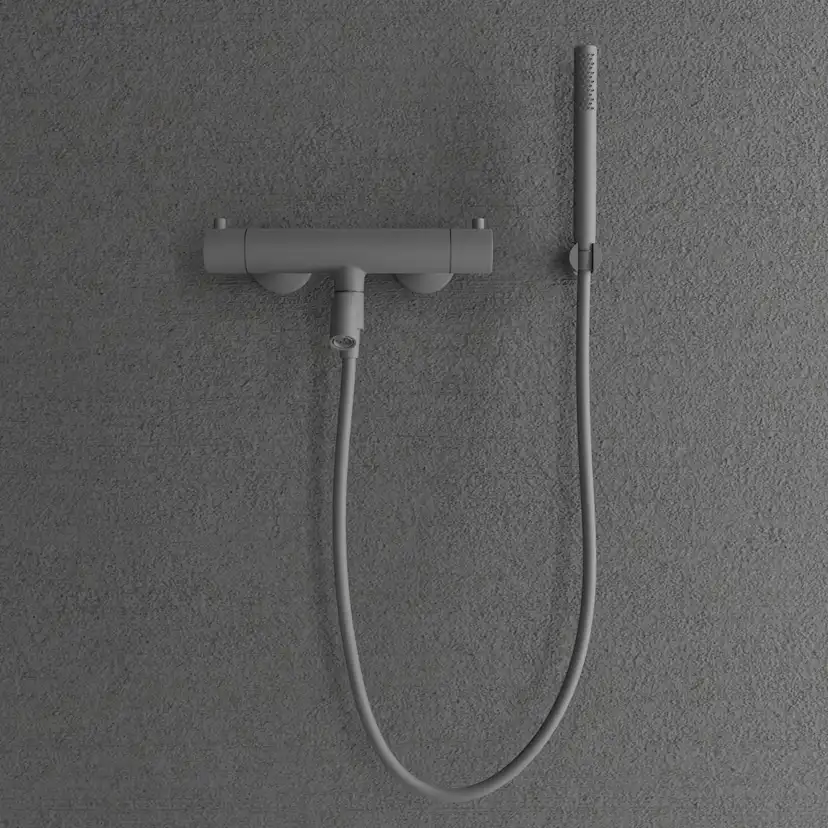 Badkarsblandare Scandtap Steel Pleasure 4 med Handdusch