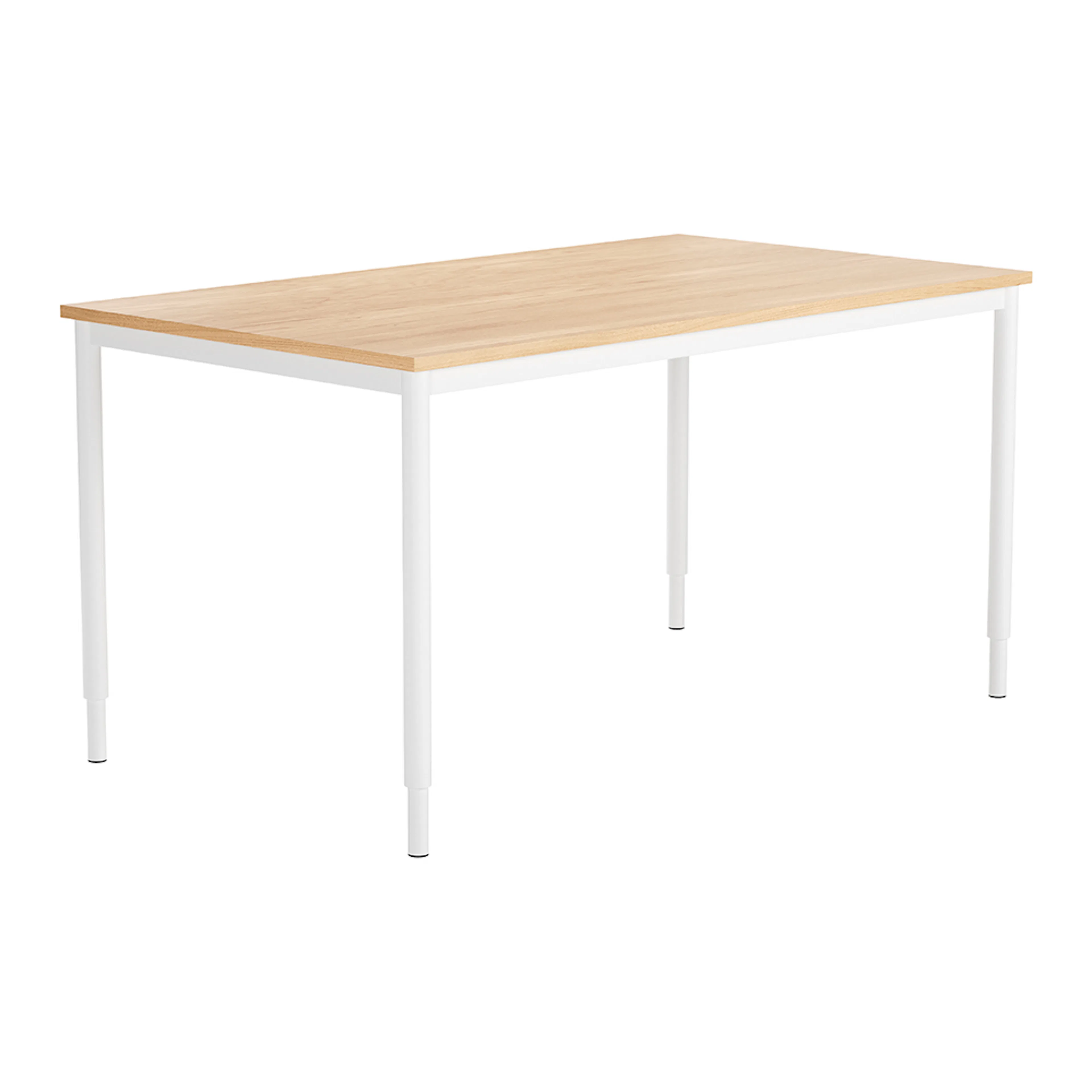 Bord frist. 1400x800 eklaminat/vit Ek/Vit