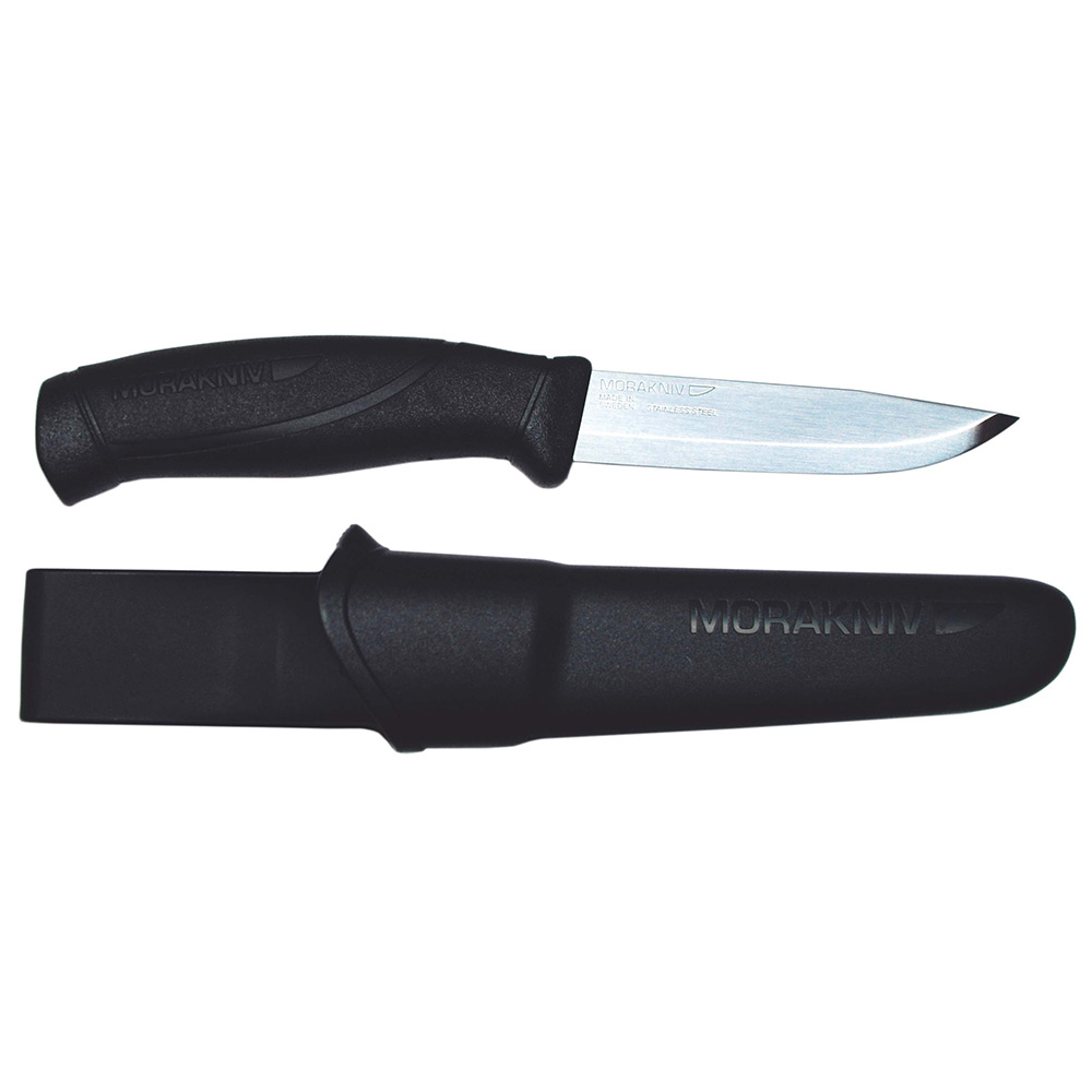 ALLROUNDKNIV MORA COMPANION SVART Svart