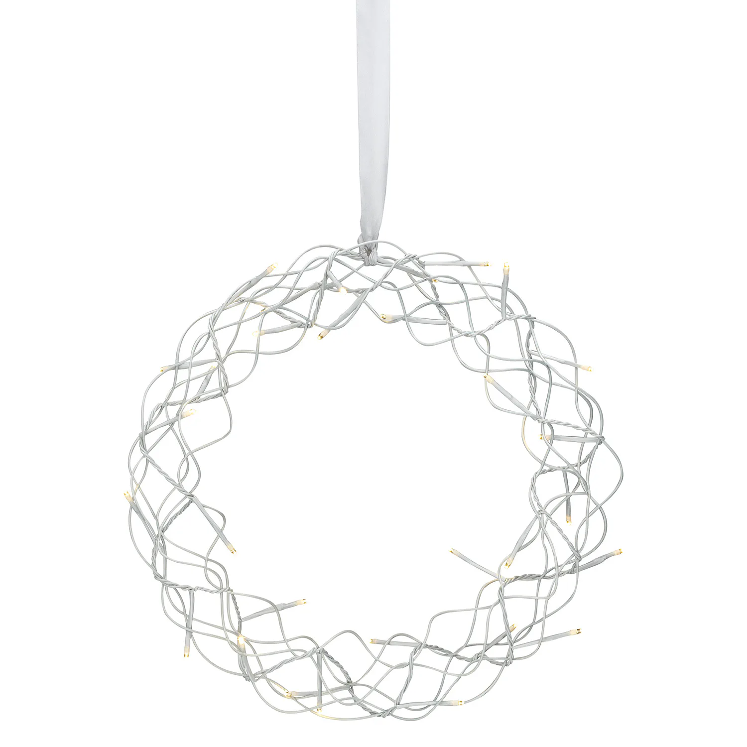 Dekoration Markslöjd Snö LED-Krans Julbelysning