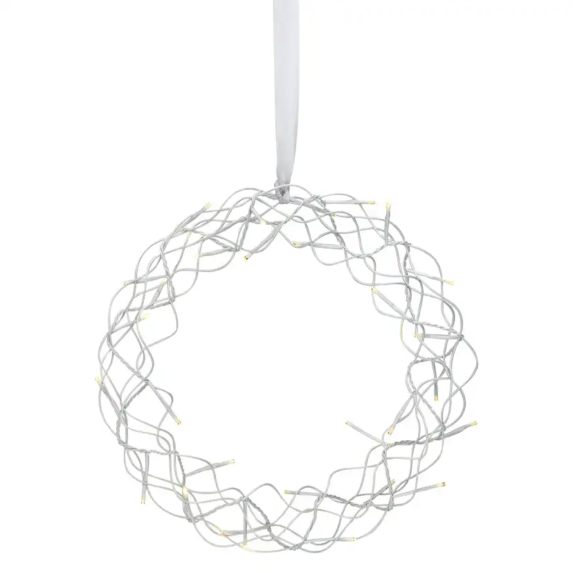 Dekoration Markslöjd Snö LED-Krans Julbelysning