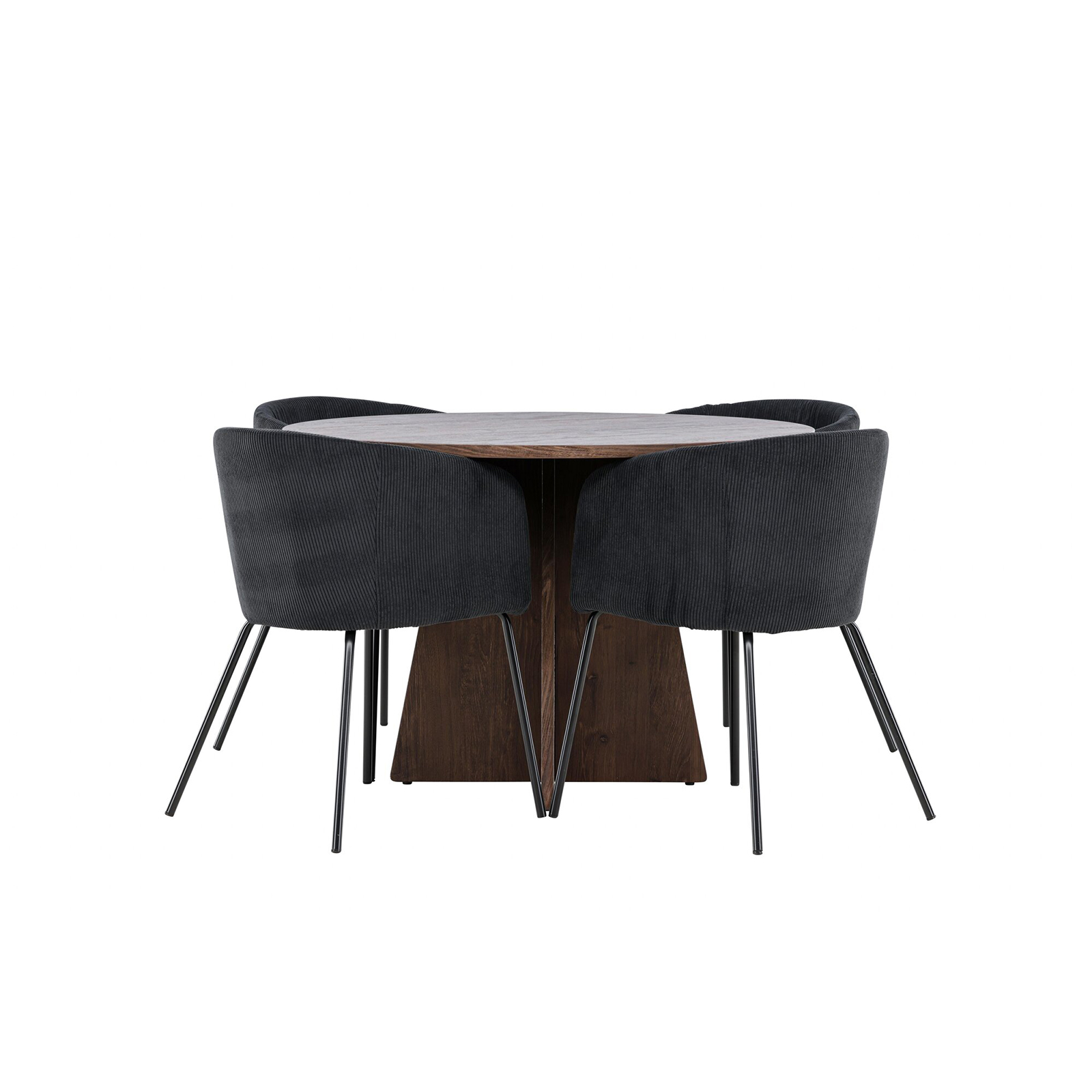 Matgrupp Venture Home Bootcut Ø110 med 4 st Berit Stolar