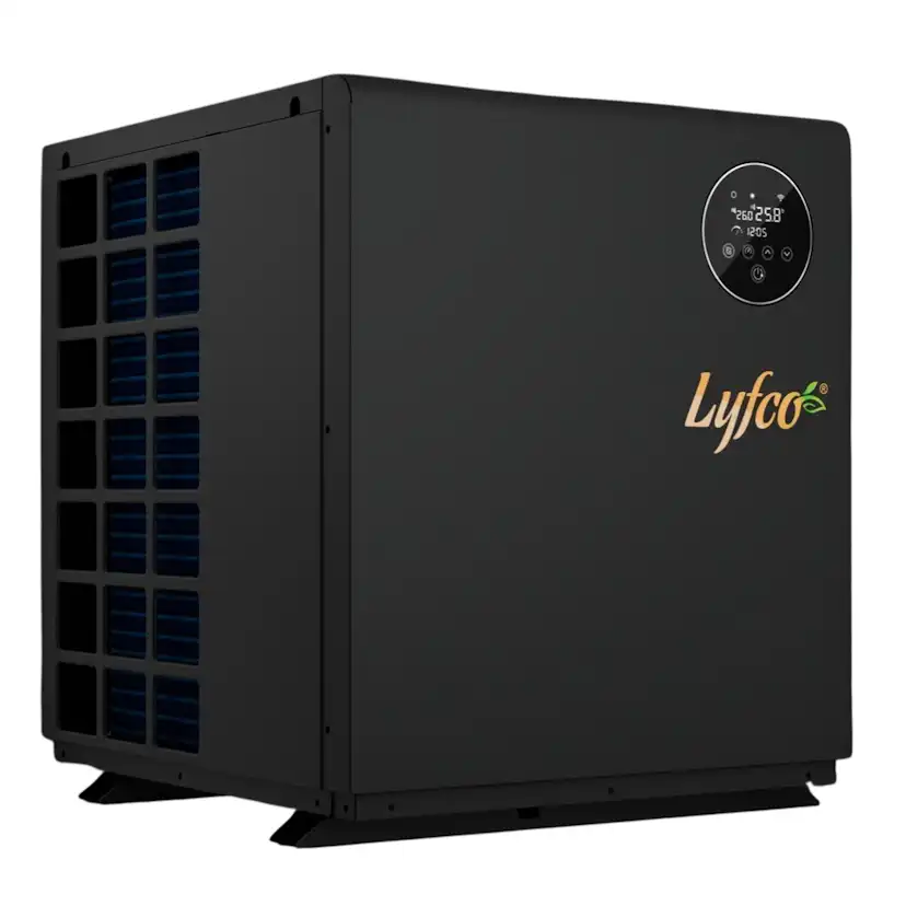Poolvärmepump Lyfco Vertikal Inverter 10kW Med WiFi-Styrning