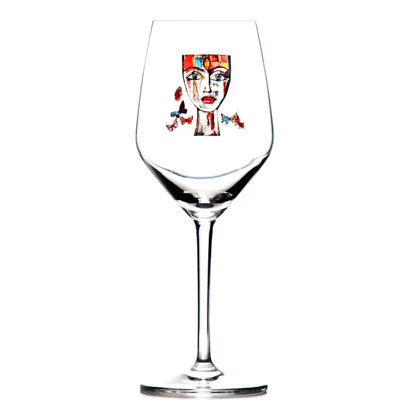 Rosé-/Vitvinsglas Carolina Gynning Butterfly Messenger