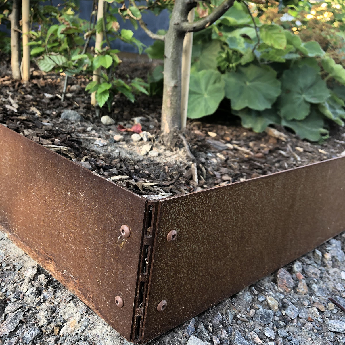 Planteringskant Flexigarden Corten 120 Rak