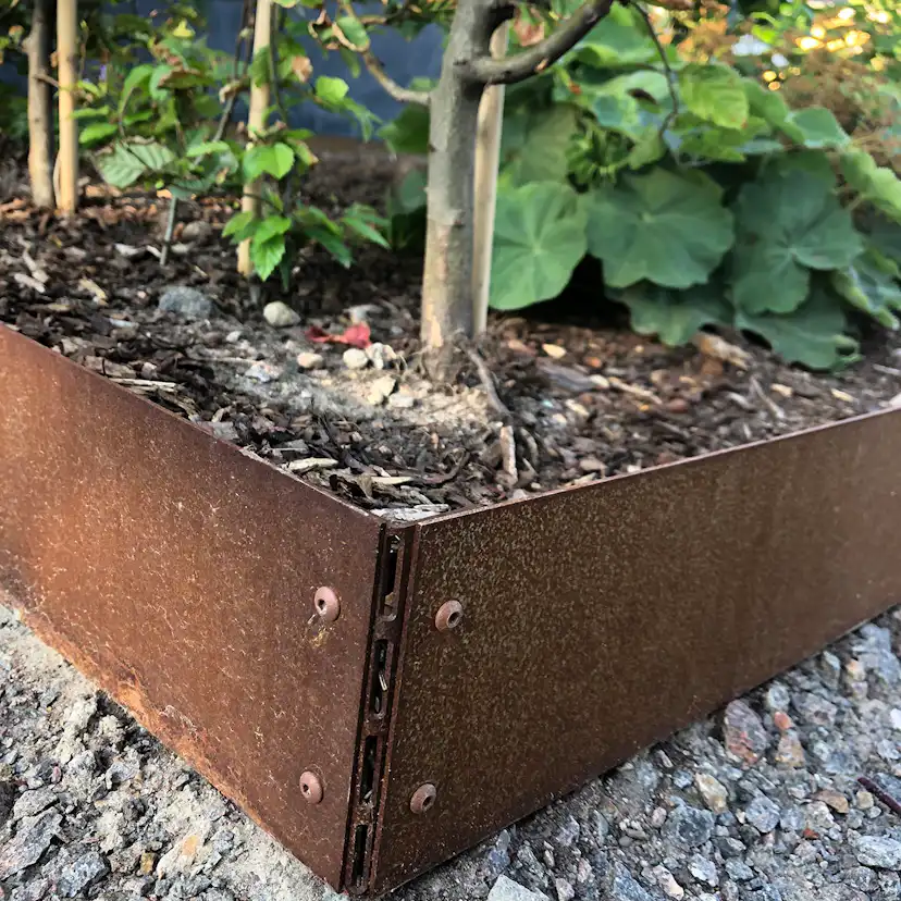 Planteringskant Flexigarden Corten 120 Rak